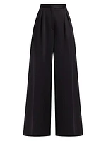 Zinnia Pleated Wide-Leg Pants