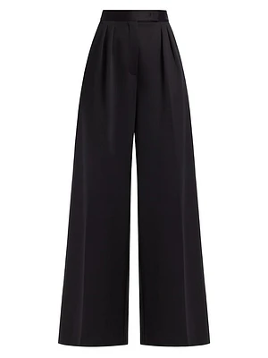 Zinnia Pleated Wide-Leg Pants