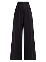 Zinnia Pleated Wide-Leg Pants