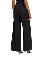 Zinnia Pleated Wide-Leg Pants