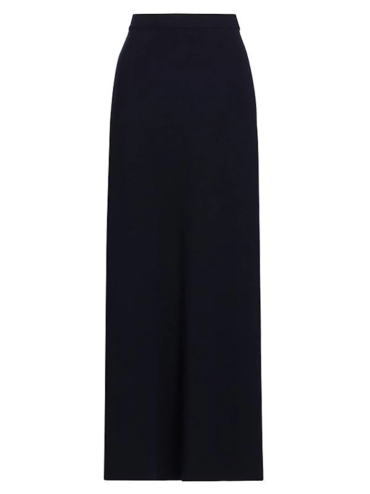 Gattoni Wool Maxi Skirt