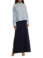 Gattoni Wool Maxi Skirt