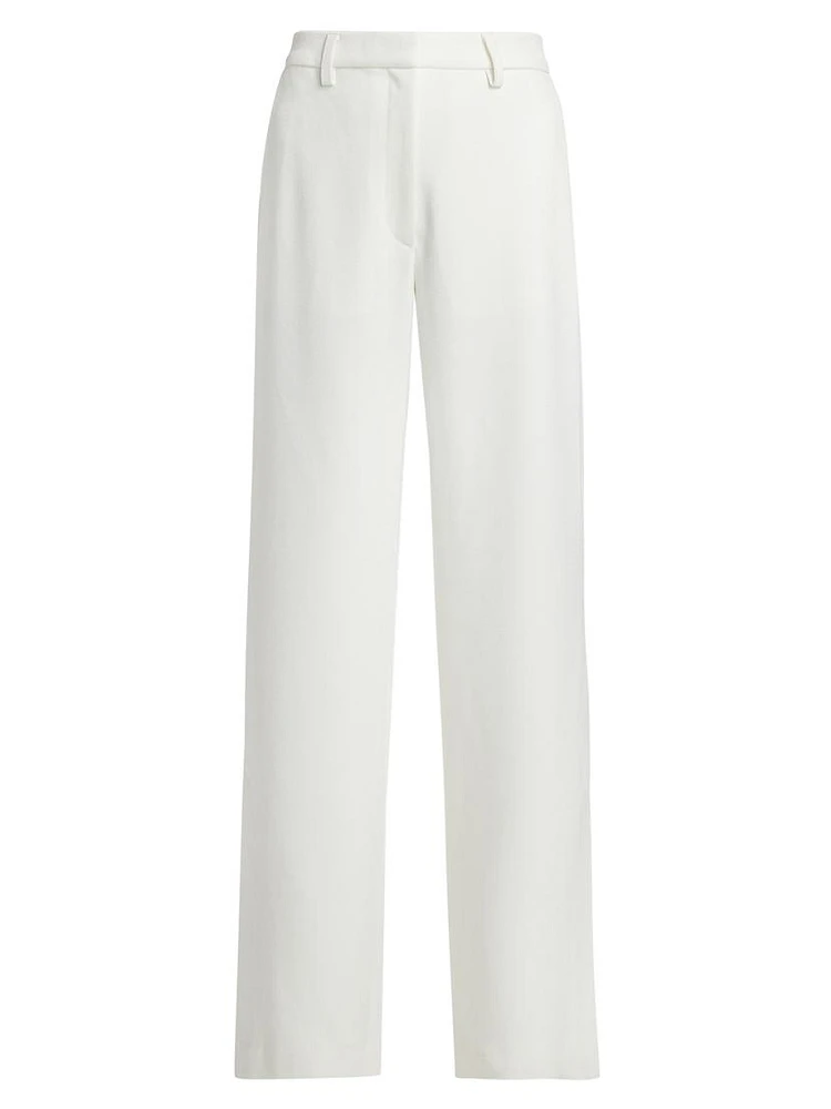 Lyra Crepe Straight Trousers