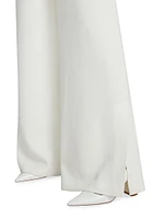 Lyra Crepe Straight Trousers