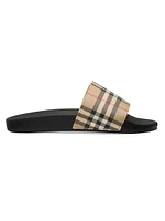 Furley Check Slide Sandals