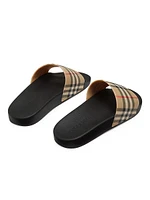 Furley Check Slide Sandals