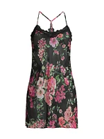 Floral Satin Chemise