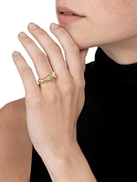 Continuum Moment III Chrona 18K Yellow Gold & Natural Emerald Ring