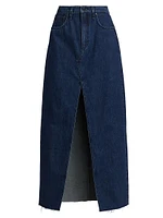 Avery Denim Maxi Skirt