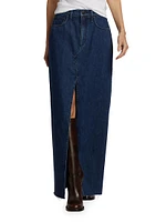 Avery Denim Maxi Skirt