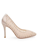 Marie Tulle Satin Pumps