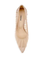 Marie Tulle Satin Pumps