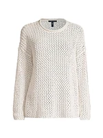 Net Cotton Sweater