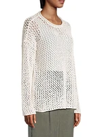 Net Cotton Sweater