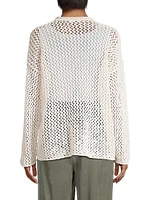 Net Cotton Sweater