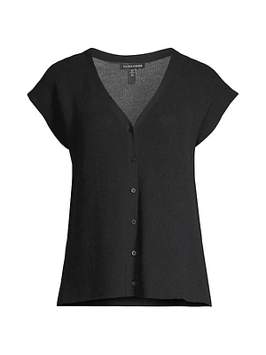 Cotton Knit Vest Top