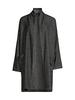 Kimono-Inspired Hemp-Cotton Coat