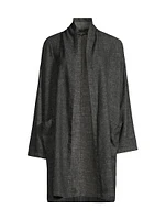 Kimono-Inspired Hemp-Cotton Coat