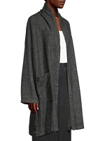 Kimono-Inspired Hemp-Cotton Coat