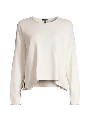 Cotton Crewneck Sweater