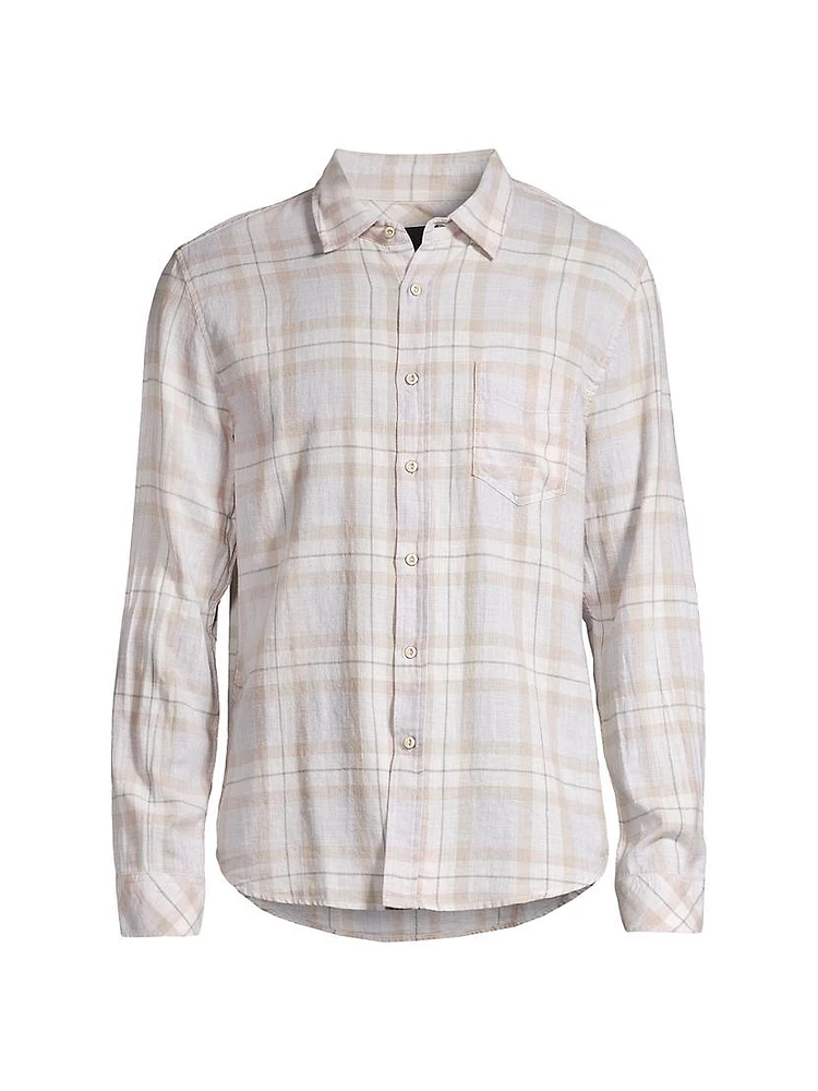 Wyatt Cotton Plaid Shirt