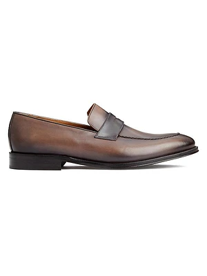 Arezzo Leather Penny Loafers