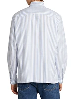 Monogram Striped Long-Sleeve Shirt