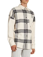 Back Logo Check Overshirt