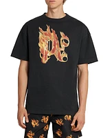 Burning Monogram T-Shirt