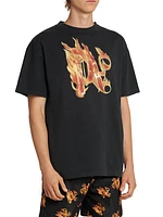 Burning Monogram T-Shirt