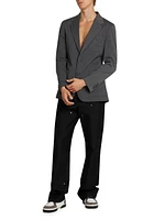 Monogram Pocket Wool-Blend Blazer