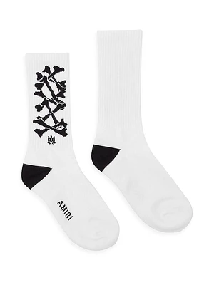 Bones Cotton-Blend Sock