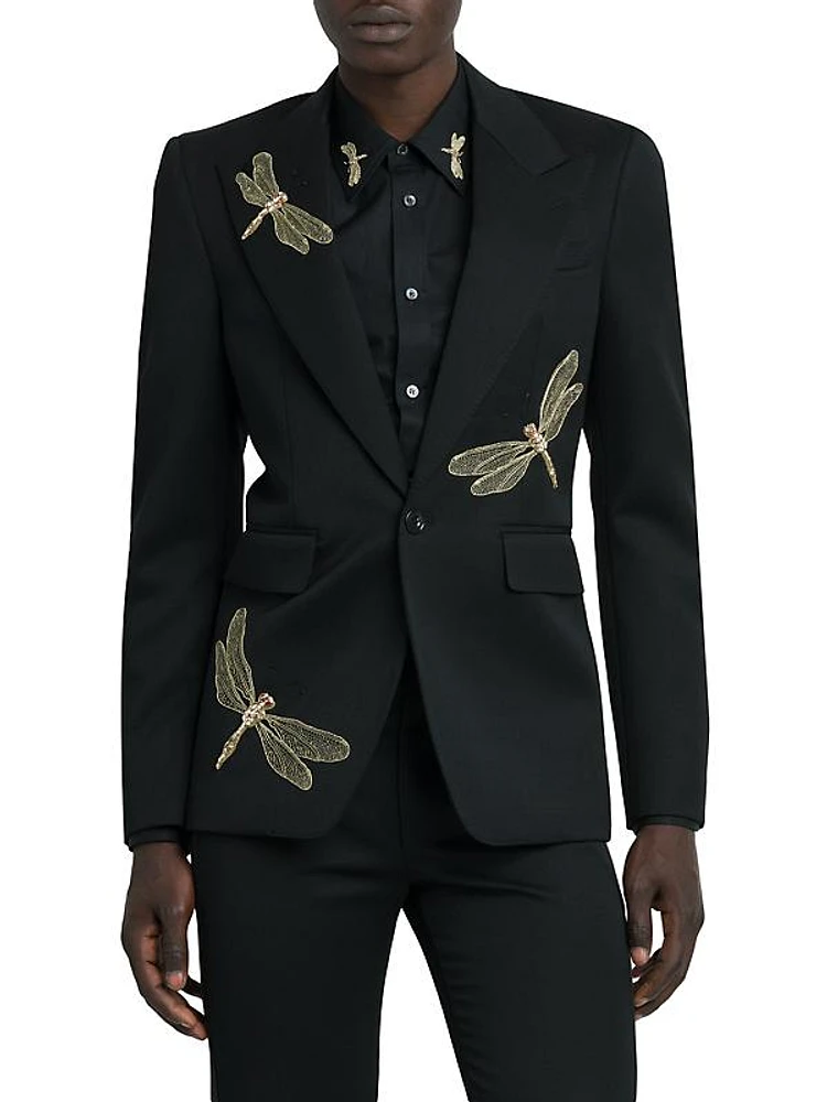 Dragonfly Embroidered Jacket