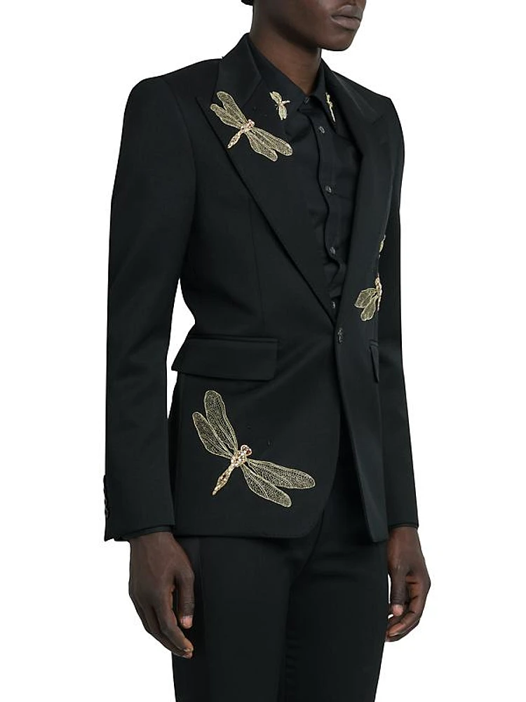 Dragonfly Embroidered Jacket