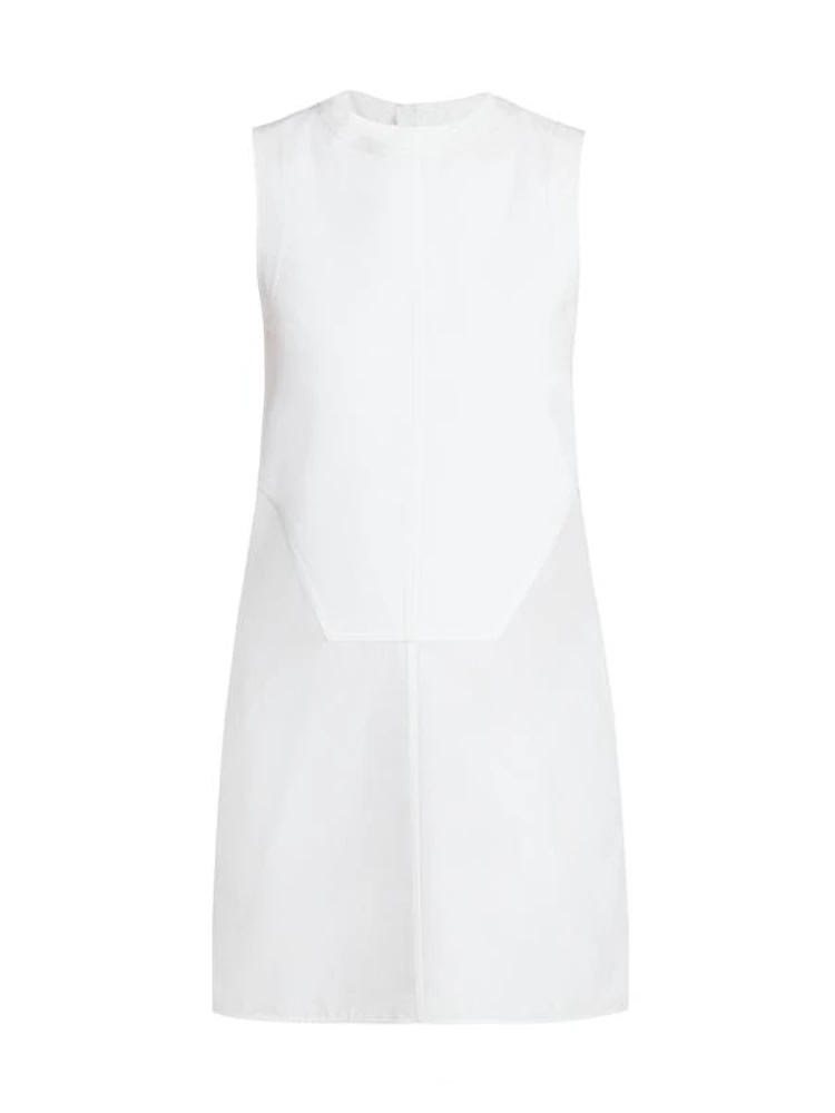 Cotton Poplin A-Line Minidress