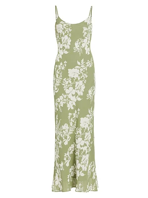 Parma Floral Slip Maxi Dress