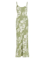 Parma Floral Slip Maxi Dress