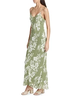 Parma Floral Slip Maxi Dress