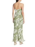 Parma Floral Slip Maxi Dress