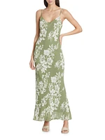 Parma Floral Slip Maxi Dress