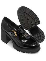 Carter 95MM Leather Loafer Pumps