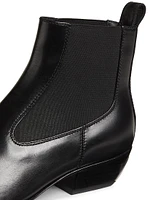 Slick 40MM Leather Ankle Boots