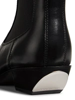 Slick 40MM Leather Ankle Boots