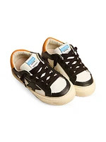 Boy's May Star Leather Low-Top Sneakers