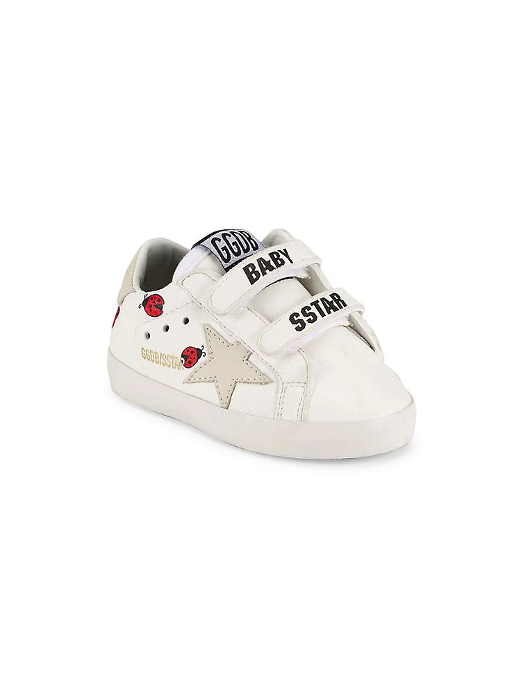 Baby's Graphic Leather Low-Top Sneakers