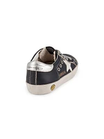 Boy's Super Star Laminated-Heel Sneakers