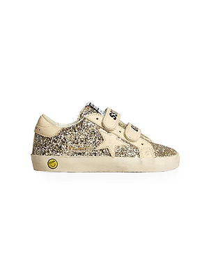 Baby's & Girl's Old School Glitter Star Sneakers