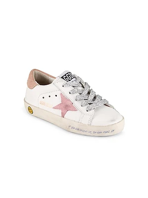 Girl's Super Star Leather Sneakers