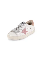 Girl's Super Star Leather Sneakers