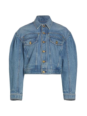 Cosette Cropped Denim Jacket